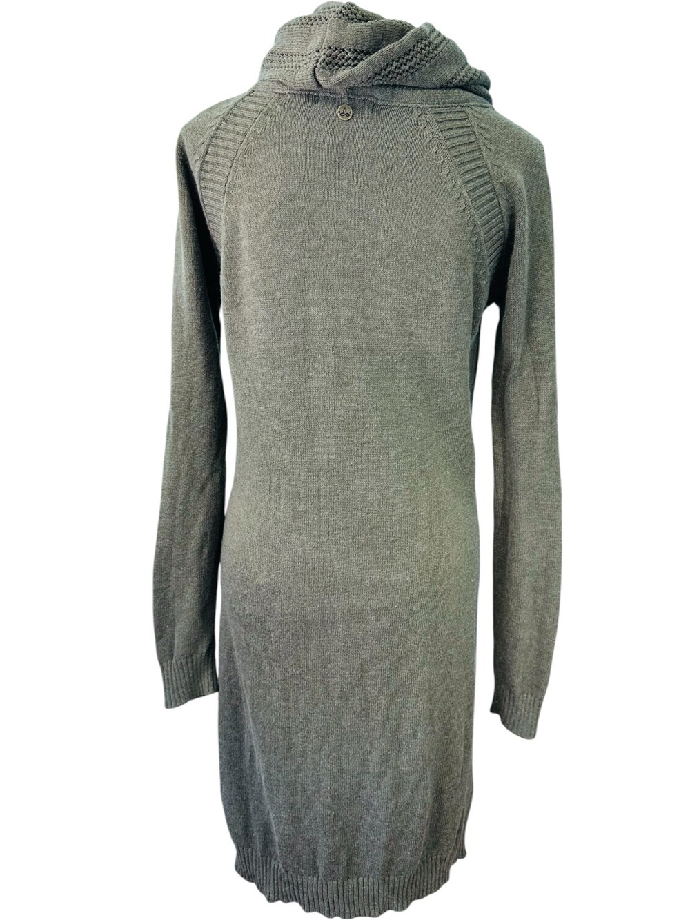 Prana Olive Cowl-Neck Knit Sweater Dress - Picture 5 of 9